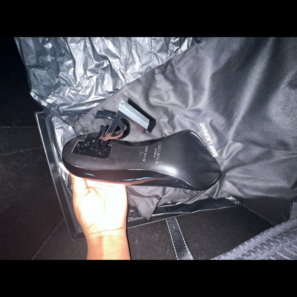 YSL Opyum Point-Toe Patent Leather Pumps NEVER WORN NEVER TRIED ON with box. - Picture 13 of 13
